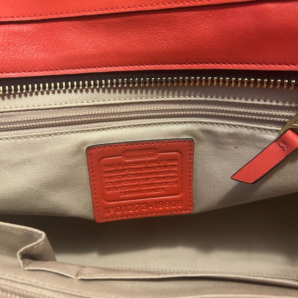 Authentic COACH Candace Color-block Satchel - Picture 7 of 10